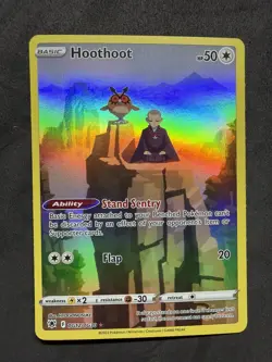 Hoothoot TG12/TG30 Astral Radiance Gallery Pokemon Card. Artist HYOGONOSUKE - Image 3