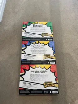 Ascended Heroes Mega EX Box Bundle x3 Pokemon - Meganium | Emboar | Feraligatr - Image 2
