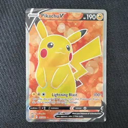 Pokemon Pikachu V 157/172 Ultra Rare Foil Basic 190HP English 2022 - Image 1