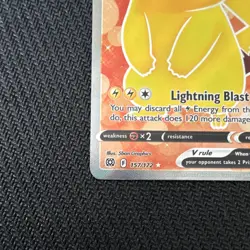 Pokemon Pikachu V 157/172 Ultra Rare Foil Basic 190HP English 2022 - Image 4