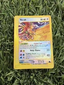 2003 POKEMON SKYRIDGE REVERSE HOLO CRYSTAL HO-OH 149/144 - Image 2