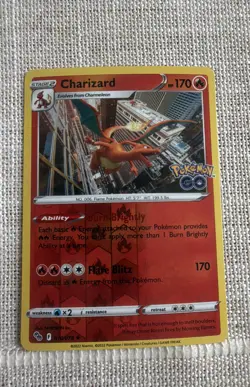 Charizard 010/078 Pokemon GO Reverse Holo - Image 1