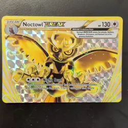 Pokemon TCG Noctowl BREAK XY136 XY Promo Holo 130 HP Beast 2016 - Image 1