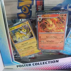 NEW Pokemon TCG S&V Prismatic Evolutions Poster Collection Box Sealed 3 Boosters - Image 3