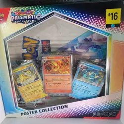 NEW Pokemon TCG S&V Prismatic Evolutions Poster Collection Box Sealed 3 Boosters - Image 5