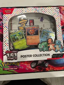 Pokemon TCG Scarlet & Violet 151 Poster Collection Box Bulbasaur - Image 1