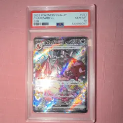 Pokemon Charizard ex 331/190 SSR Full Art Shiny Treasure Ex Holo Japanese PSA 10 - Image 1