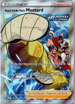 Rapid Strike Style Mustard TG27/TG30 Brilliant Stars Trainer Gallery NM - Image 1