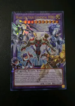 Wake Up Your Elemental Hero (Overframe) Ultra Rare RA05-EN142 NM Yugioh - Image 1