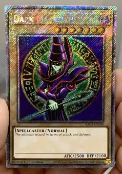 Yugioh Dark Magician (LOB Art) RA03-EN080 Platinum Secret Rare NM w/Tracking - Image 2