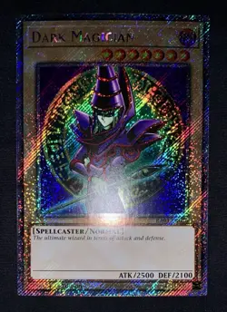 Yugioh Dark Magician (LOB Art) RA03-EN080 Platinum Secret Rare NM w/Tracking - Image 3