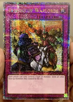 Yugioh Rivalry of Warlords RA03-EN075 Quarter Century Secret Rare 1st NM w/Track - Image 1