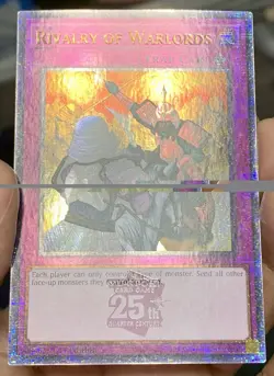 Yugioh Rivalry of Warlords RA03-EN075 Quarter Century Secret Rare 1st NM w/Track - Image 5