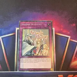 Yu-Gi-Oh! - Rarity Collection 5 - Solemn Warning (Starlight Rare) RA05-EN126 - Image 1