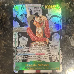 Dracule Mihawk Manga Alternative Art Holo OP14-119 - Image 1