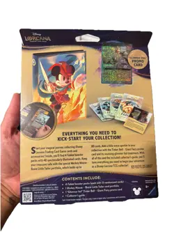 LOT of 3 Lorcana Fabled Collection Starter Set Box Booster Tinker Promo Disney - Image 3
