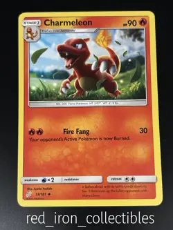 Charmeleon 13/181 Uncommon Team Up Sun & Moon Pokemon Card NM 2019 - Image 1