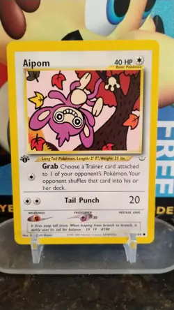 AIPOM Neo Revelation Series POKEMON 1st Edition Non-Holo 2000 Trading Card 41/64 - Image 1