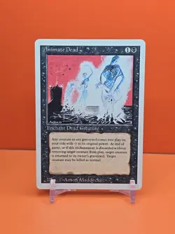 ⚫⚫⚫ 1994 Magic The Gathering ANIMATE DEAD REVISED 3RD EDITION PLAYED ⚫⚫⚫5 - Image 1