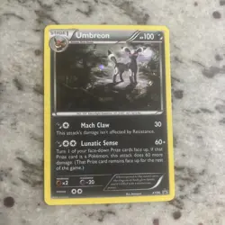 Pokemon TCG Umbreon XY96 Black Star Promo Holo Card - Image 1