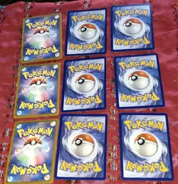 Lake Trio Uxie Mesprit & Azelf Pokemon TCG Mixed 9 Card Lot - Image 5
