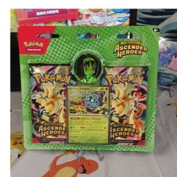Pokemon Mega Evolution Ascended Heroes Erika's Tangela Promo Card Pack Coin - Image 1
