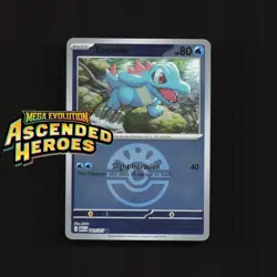 Pokemon TCG Totodile 041/217 | Ascended Heroes | Friend Ball Reverse Holo | NM - Image 1