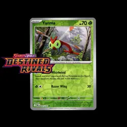 Pokemon TCG Yanma 002/182 | Destined Rivals | Reverse Holo | NM - Image 1