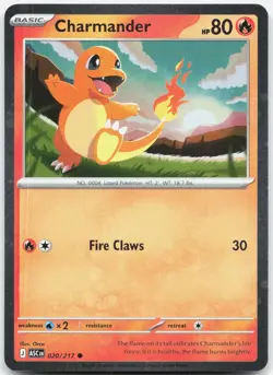 Charmander (Cosmos Holo) 020/217 Ascended Heroes Holo Promo Pokemon NM/M - Image 1
