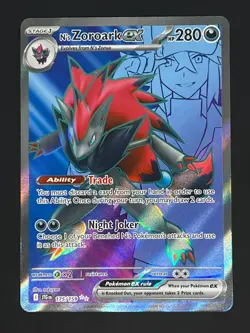 Pokemon TCG N's Zoroark ex 175/159 Full Art Ultra Rare Journey Together NM/M - Image 1