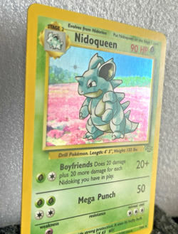 Nidoqueen Holo Rare 7/64 Jungle Set WOTC 1999 LP Pokemon TCG Vintage - Image 2