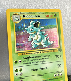 Nidoqueen Holo Rare 7/64 Jungle Set WOTC 1999 LP Pokemon TCG Vintage - Image 3