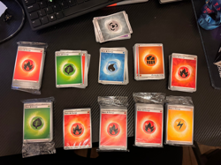 450+ Pokemon Energy Card Bundle - 6 Sealed Packs, Rest loose - Image 1