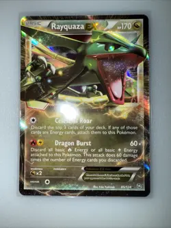Pokemon Rayquaza EX Dragons Exalted Holo Card 85/124 Ultra Rare M/Nm Condition - Image 1