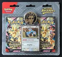 1 Pokemon TCG Ascended Heroes 2-Pack Komala Blister Backboard Pack NEW Sealed - Image 1