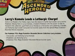 1 Pokemon TCG Ascended Heroes 2-Pack Komala Blister Backboard Pack NEW Sealed - Image 4