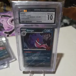 CGC 10 GEM MINT Gengar 057/091 COSMOS HOLO 2024 Trick or Trade BOOster Pokemon - Image 4