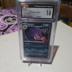CGC 10 GEM MINT Gengar 057/091 COSMOS HOLO 2024 Trick or Trade BOOster Pokemon - Image 5