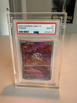 Pokemon Cubone 07/07 Chinese Full Art Promo PSA 10 GEM MINT – Rare Alt Art Style - Image 1
