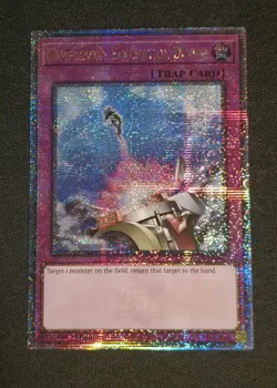 Yu-Gi-Oh! Compulsory Evacuation Device RA01-EN069 Quarter Century Secret Rare NM - Image 1