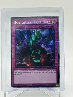 Yugioh Bottomless Trap Hole MP25-EN018 1st Edition Starlight Rare NM - Image 1