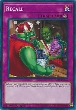 Recall - SR05-EN040 - Common - 1st Edition Lightly Played Wave of Light - Image 1