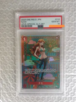 PSA 10 Nami R OP01-016 SP Awakening of the New Era ONE PIECE Card Game Japanese - Image 1