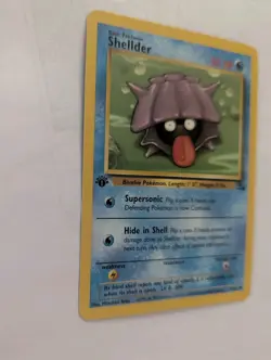 1st Edition Shellder 54/62 Fossil Set - Common Pokemon Card - EXCELLENT - Image 3