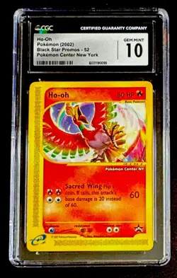 CGC 10 Ho-oh [Pokemon Center NY] 52/53 Wotc Promo Regular Pokemon Card - Image 1