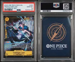 2026 ONE PIECE EB03-ONE PIECE HEROINES EDITION ALT ART TRAFALGAR LAW PSA 10 - Image 3