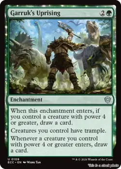 MTG Garruk's Uprising 109 Commander: Lorwyn Eclipsed NM Magic - Image 1