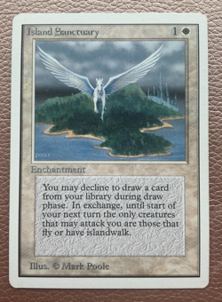 Island sanctuary unlimited MTG Magic the gathering - Image 1