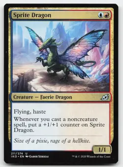 Sprite Dragon #211 (LP) Ikoria IKO Magic MTG - Image 1