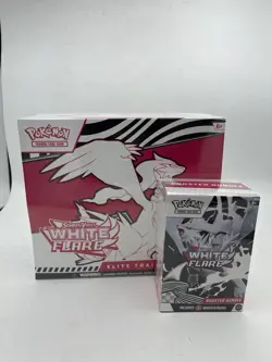 Pokemon White Flare Elite Trainer Box ETB and Booster Bundle Factory Sealed - Image 1
